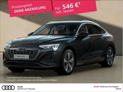 Schwarz (mythosschwarz) Gebraucht 2024 Audi Q8 e-tron S-Line SUV | 63.550 € (Fairer Preis)