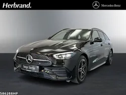 Schwarz Gebraucht 2024 Mercedes C300e AMG Kombi | 47.790 € (Guter Preis)