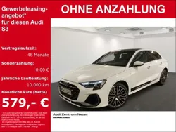 Weiß (arkonaweiß) Gebraucht 2025 Audi S3 Advanced Coupé | 50.870 € (Fairer Preis)