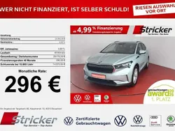 Silber Gebraucht 2021 Skoda Enyaq iV SUV | 24.949 € (Guter Preis)