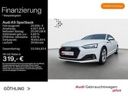 Weiß Gebraucht 2022 Audi A5 Sportback Advanced Kleinwagen | 29.999 € (Superpreis)