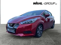 Rot Gebraucht 2018 Nissan Micra Acenta Kleinwagen | 8.980 € (Guter Preis)