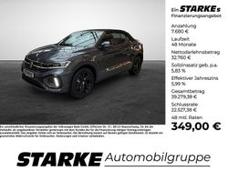Grau (rauchgrau metallic schwarz) Neu 2025 VW T-Roc Cabriolet R-line Cabrio | 40.440 € (Superpreis)
