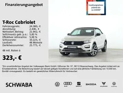Ivory silver metallic/schwarz Gebraucht 2022 VW T-Roc R-line SUV | 23.710 € (Fairer Preis)