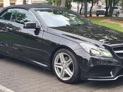 Schwarz Gebraucht 2015 Mercedes E220 AMG line Cabrio | 18.990 € (Fairer Preis)