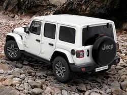 Bright white bright white Neu 2025 Jeep Wrangler Sahara SUV | 55.616 € (Superpreis)