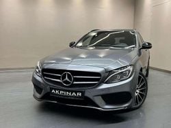 Grau Gebraucht 2017 Mercedes C220 AMG line Kombi | 17.750 € (Fairer Preis)
