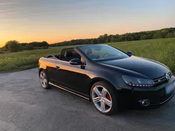 Schwarz Gebraucht 2011 VW Golf Cabriolet R-line Cabrio | 11.500 €