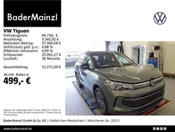 Cipressinogrün metallic Gebraucht 2025 VW Tiguan Goal SUV | 46.730 € (Superpreis)