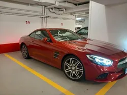 Rot Gebraucht 2018 Mercedes SL500 AMG line Cabrio | 74.950 € (Fairer Preis)