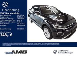 Deep black perleffekt/schwarz Gebraucht 2025 VW T-Roc Cabriolet Style Cabrio | 34.870 € (Fairer Preis)