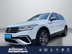 Pure white Gebraucht 2022 VW Tiguan Allspace Elegance SUV | 35.480 € (Guter Preis)