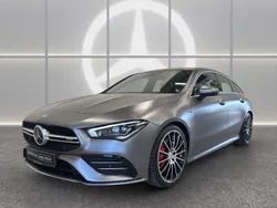 Grau Gebraucht 2021 Mercedes CLA35 AMG Shooting Brake AMG Kombi | 37.990 € (Fairer Preis)