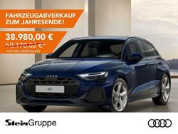 Blau Neu 2025 Audi A3 Sportback S-Line Limousine | 38.980 € (Fairer Preis)