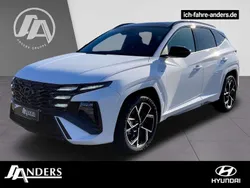 Weiß atlas white / sol Neu 2025 Hyundai Tucson N Line SUV | 38.490 € (Fairer Preis)