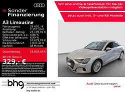 Florettsilber metallic Gebraucht 2024 Audi A3 Advanced Limousine | 29.430 € (Guter Preis)