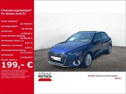Blau Gebraucht 2022 Audi A3 Sportback Advanced Limousine | 26.790 € (Fairer Preis)