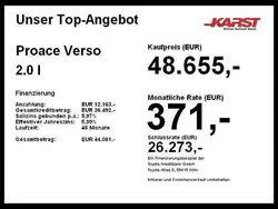 Graphitschwarz metallic Gebraucht 2024 Toyota Proace Verso Executive Kombi | 48.655 €