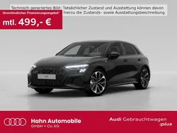 Schwarz Gebraucht 2024 Audi A3 Sportback S-Line Limousine | 47.430 € (Etwas zu teuer)