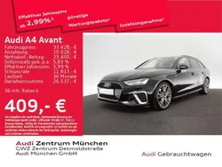 Mythosschwarz metallic Gebraucht 2023 Audi A4 S-Line Kombi | 36.775 € (Fairer Preis)