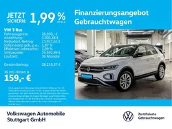 Pure white/schwarz Gebraucht 2024 VW T-Roc Style SUV | 25.930 € (Superpreis)