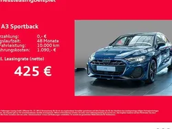 Blau Neu 2025 Audi A3 Sportback S-Line Limousine | 41.214 € (Fairer Preis)