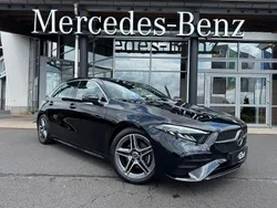 Schwarz Gebraucht 2024 Mercedes A180 AMG Limousine | 31.790 € (Fairer Preis)