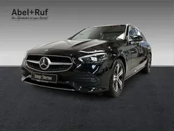 Lack obsidianschwarz (metallic) Gebraucht 2024 Mercedes C180 Avantgarde Kombi | 35.779 € (Guter Preis)