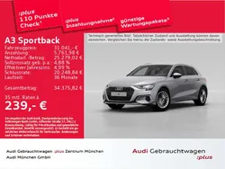 Florettsilber metallic Gebraucht 2024 Audi A3 Advanced Limousine | 31.041 € (Guter Preis)