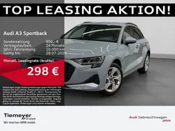 Grau Gebraucht 2024 Audi A3 Sportback S-Line Limousine | 33.770 € (Superpreis)