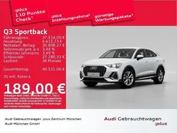 Weiß Gebraucht 2024 Audi Q3 Sportback S-Line SUV | 37.514 € (Guter Preis)