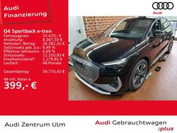 Mythosschwarz metallic Gebraucht 2022 Audi Q4 e-tron S-Line SUV | 33.470 € (Fairer Preis)