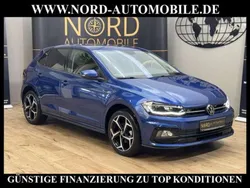 Reef blue metallic (metallic) Gebraucht 2021 VW Polo R-line Limousine | 21.900 € (Fairer Preis)