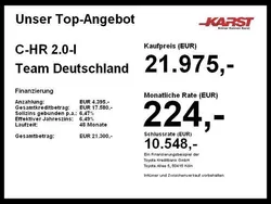 Metalstreamgrau metallic Gebraucht 2021 Toyota C-HR Team SUV | 21.975 € (Guter Preis)