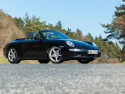 Schwarz Gebraucht 2005 Porsche 911 Carrera Cabriolet Cabrio | 44.000 € (Superpreis)