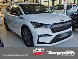 Weiss Gebraucht 2024 Skoda Enyaq iV SportLine SUV | 44.950 € (Guter Preis)