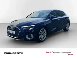 Blau Gebraucht 2023 Audi A3 Sportback Advanced Limousine | 36.990 € (Fairer Preis)