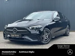 Obsidianschwarz (metallic) Gebraucht 2023 Mercedes E400 AMG Limousine | 48.939 €
