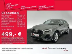 Chronosgrau metallic Gebraucht 2021 Audi Q3 Sportback Design SUV | 38.894 € (Teuer)