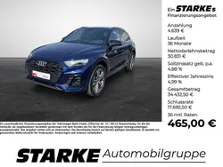 Blau Gebraucht 2021 Audi Q5 S-Line SUV | 35.470 € (Fairer Preis)