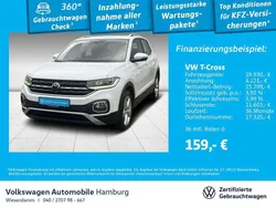 Weiß Gebraucht 2022 VW T-Cross Style SUV | 19.930 € (Fairer Preis)
