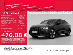 Mythosschwarz metallic Gebraucht 2022 Audi Q3 Sportback Ambiente SUV | 35.876 € (Fairer Preis)