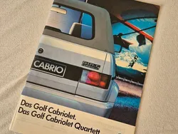 Blau Gebraucht 1989 VW Golf Cabriolet Cabrio | 7.500 €