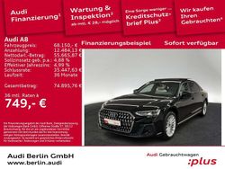 Mythosschwarz metallic Gebraucht 2023 Audi A8L Ambiente Limousine | 68.150 € (Etwas zu teuer)