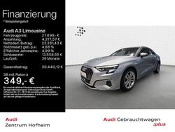 Florettsilber metallic Gebraucht 2021 Audi A3 Advanced Limousine | 27.699 € (Fairer Preis)