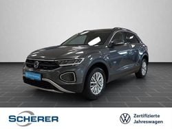 Indiumgrau metallic (metallic) Gebraucht 2024 VW T-Roc Life SUV | 21.400 € (Guter Preis)