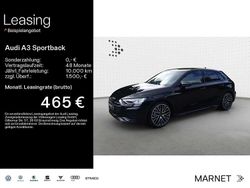 Mythosschwarz metallic Neu 2025 Audi A3 S-Line Limousine | 41.499 € (Etwas zu teuer)