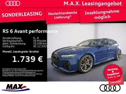 Ascariblau metallic Neu 2025 Audi RS6 Performance Kombi | 149.480 € (Superpreis)