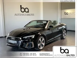 Mythosschwarz met. Gebraucht 2024 Audi A5 Cabriolet S-Line Cabrio | 44.850 € (Fairer Preis)