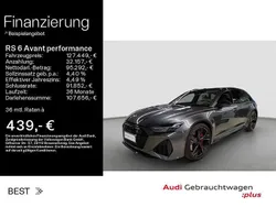 Daytonagrau perleffekt Gebraucht 2024 Audi RS6 Performance Kombi | 127.449 €